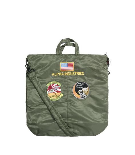 alpha industries helmet bag|alpha industries plastic bags.